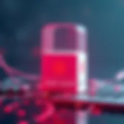 Conceptual illustration of air gap security