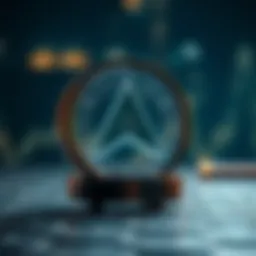 Visual representation of AlphaChain technology