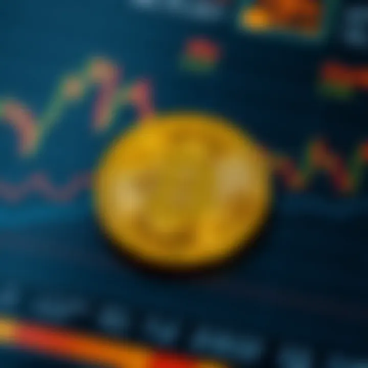 Market analysis chart for digital assets