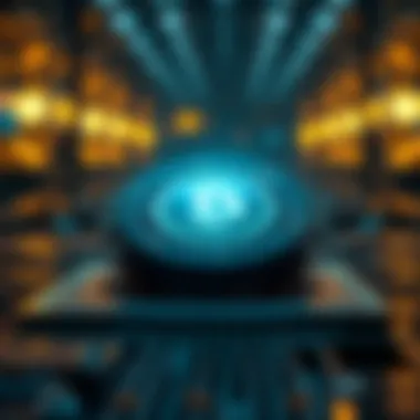 Visual representation of smart contract execution process