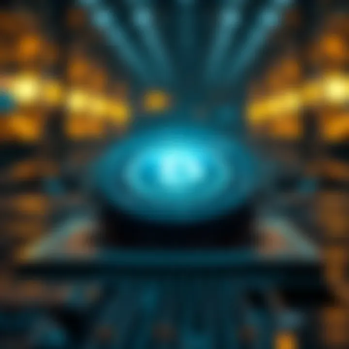 Visual representation of smart contract execution process