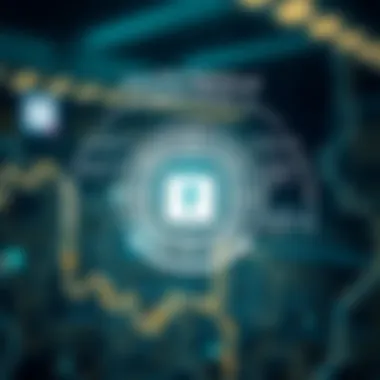 Diagram highlighting security challenges in smart contracts