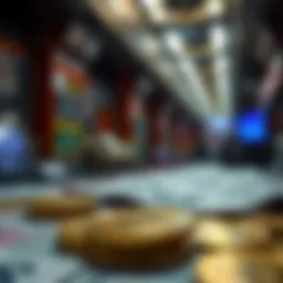 Currency exchange concept