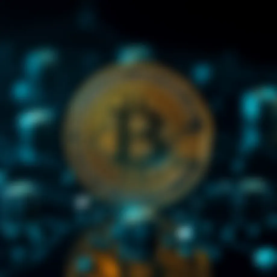 Conceptual illustration of Hive Coin in blockchain technology