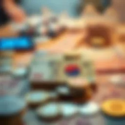 Analysis of Korean currency fluctuations