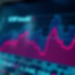 Graph showing exchange rate trends between KRW and USD