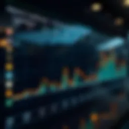 Graph showcasing top cryptocurrencies by market capitalization
